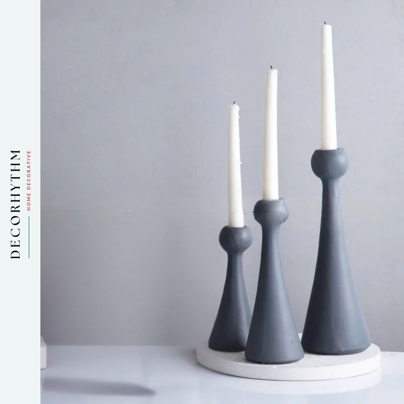 candlestick-decorative-delvan شمعدان دکوری سهتایی مدل دلوان