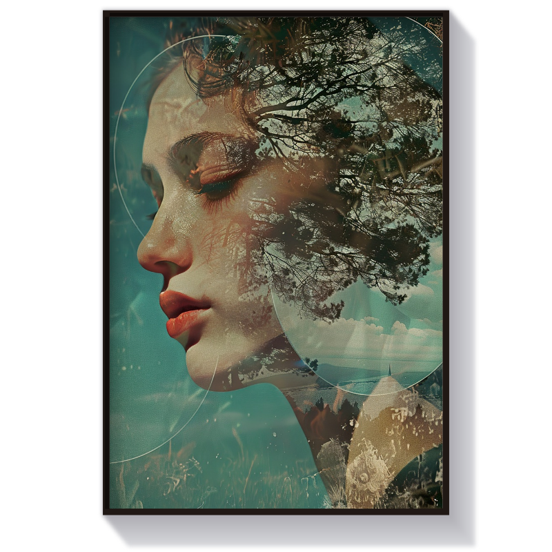 girl-portrait-joy-of-life (1) تابلو پرتره دخترانه شوق زندگی